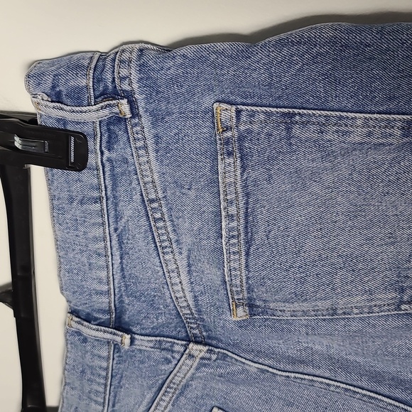 ALL SAINTS Remi Cut Off Frayed Distressed Light/Med Wash Denim Shorts Size 28 - Picture 12 of 15